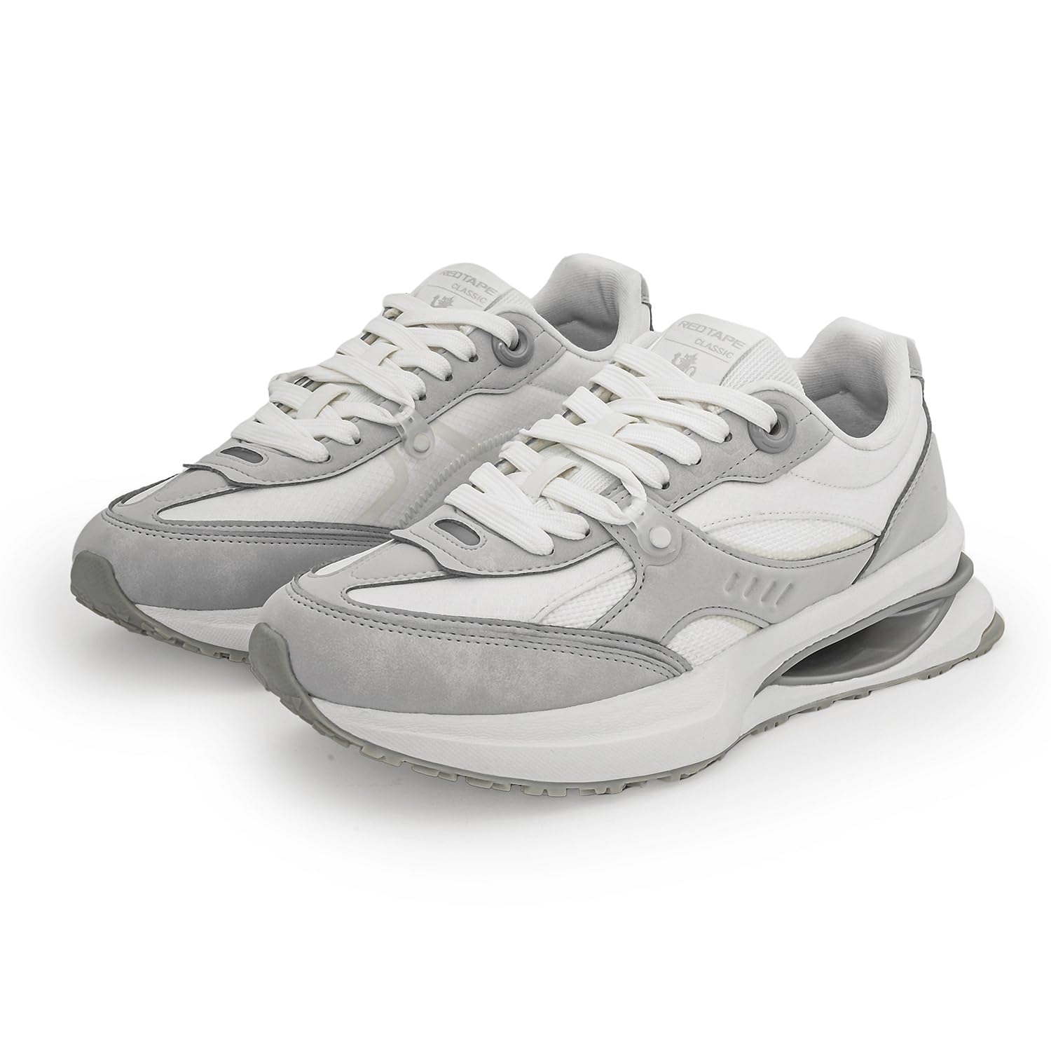 Red Tape Men's Chunky Platform Fashion Sneakers, Low Top Lace-Up Retro Casual Dress Mens Shoes, Cushioned Insole & Non-Slip Grip Sole, Ideal for Office, Walking, Running, Gym & Daily Wear - Image 5