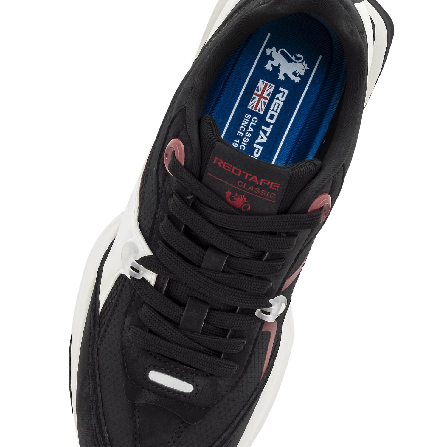 Red Tape Men's Chunky Platform Fashion Sneakers, Low Top Lace-Up Retro Casual Dress Mens Shoes, Cushioned Insole & Non-Slip Grip Sole, Ideal for Office, Walking, Running, Gym & Daily Wear - Image 5