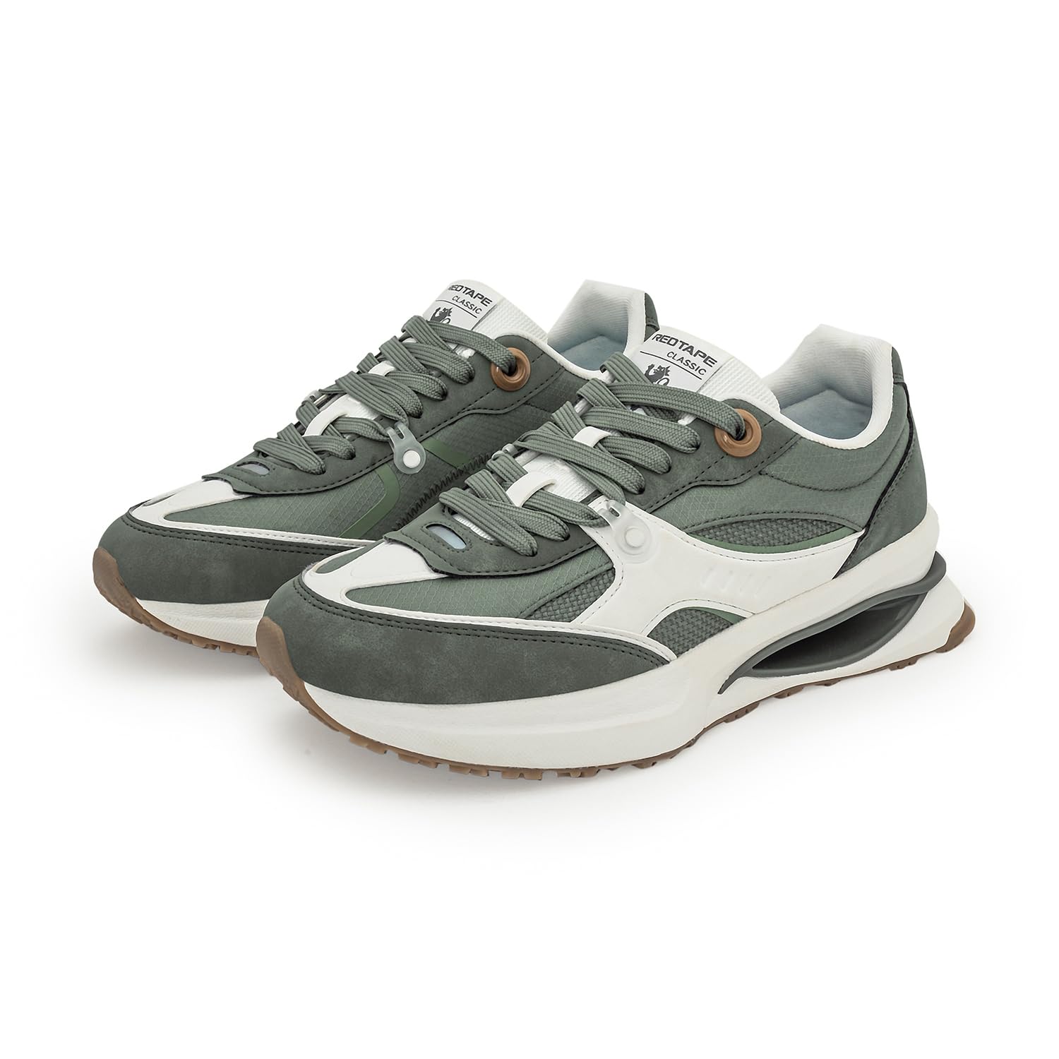 Red Tape Men's Chunky Platform Fashion Sneakers, Low Top Lace-Up Retro Casual Dress Mens Shoes, Cushioned Insole & Non-Slip Grip Sole, Ideal for Office, Walking, Running, Gym & Daily Wear - Image 5