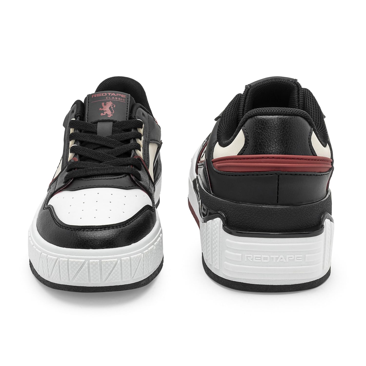 Red Tape Men's Fashion Sneaker, Chunky Platform Lace Up Casual Mens Shoes, Lightweight Low Top Men's Sneakers, Soft Cushioned Insole, Outdoor Comfort for Office, Travel & Daily Wear - Image 4