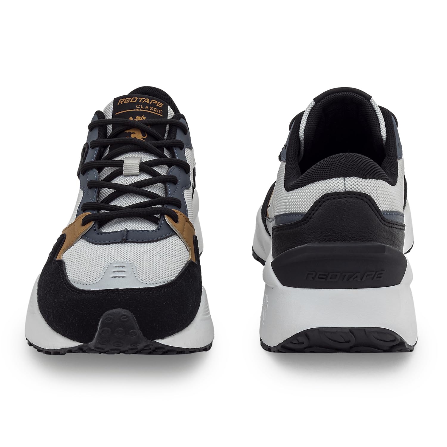 Red Tape Men's Retro Fashion Sneakers, Chunky Platform Lace-Up Dress Shoes, Stylish Rounded Front Toe, Lightweight Lace-Up Mens Shoes, Soft Insole, Ideal for Daily Wear, Outings & Office - Image 5