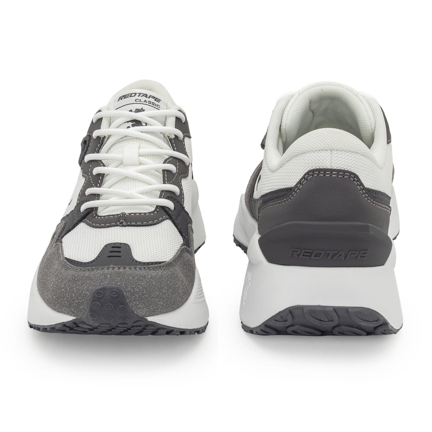 Red Tape Men's Retro Fashion Sneakers, Chunky Platform Lace-Up Dress Shoes, Stylish Rounded Front Toe, Lightweight Lace-Up Mens Shoes, Soft Insole, Ideal for Daily Wear, Outings & Office - Image 5