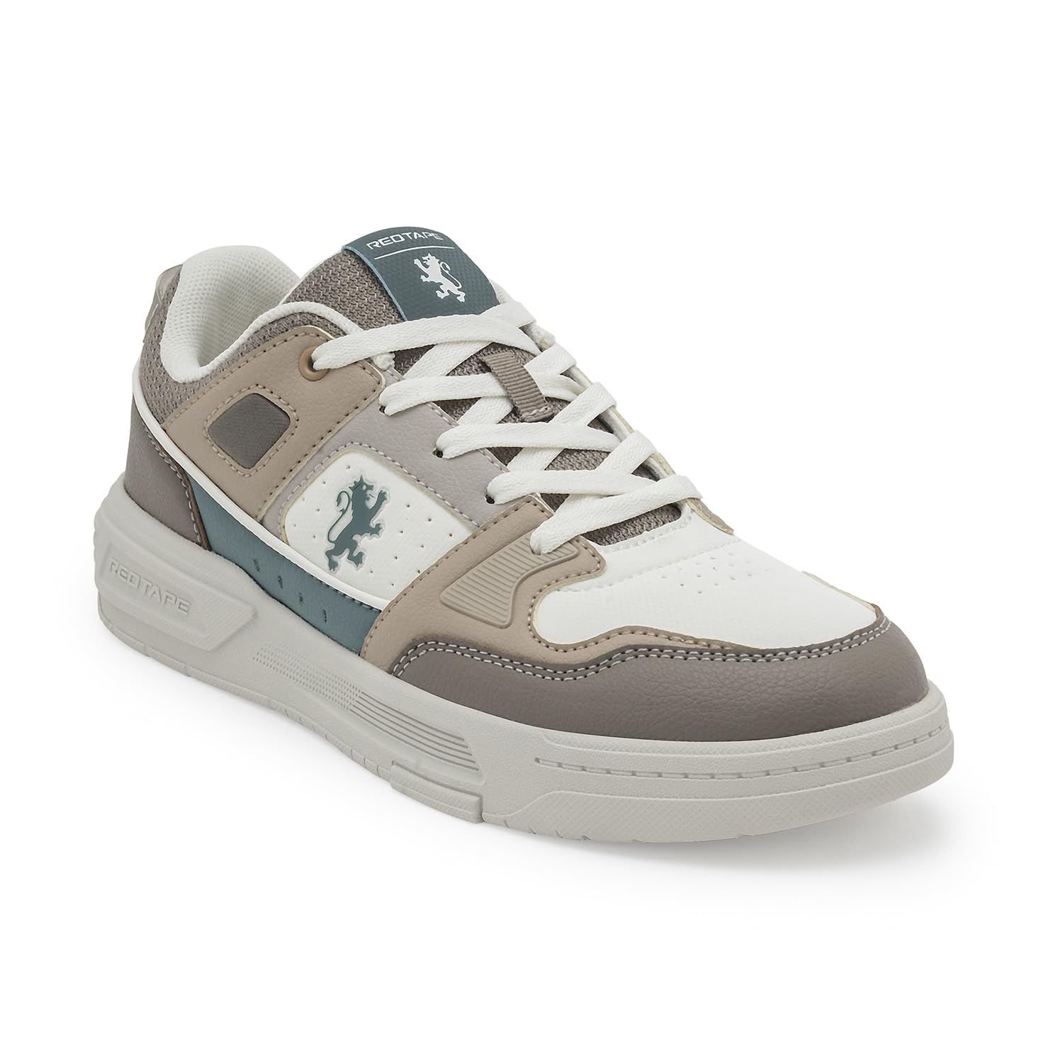 Red Tape Men's Retro Fashion Sneakers, Lightweight Chunky Platform Low Top Casual Lace-Up Shoes with Cushioned Insole, Non-Slip Sole, Ideal for Office, Travel, Outdoor & Daily Wear - Image 7